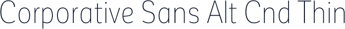 Corporative Sans Alt Cnd Thin