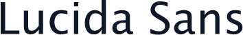 Lucida Sans