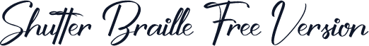 Shutter Braille Free Version