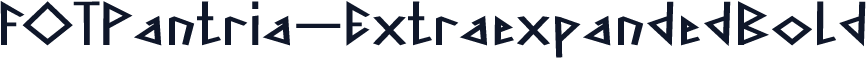 FOTPantria-ExtraexpandedBold