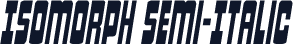 Isomorph Semi-Italic