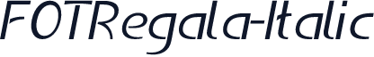 FOTRegala-Italic