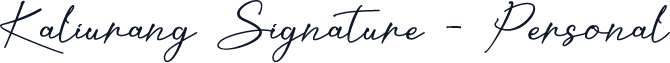Kaliurang Signature - Personal
