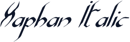 Xaphan Italic