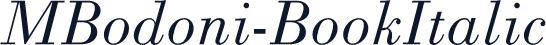 MBodoni-BookItalic