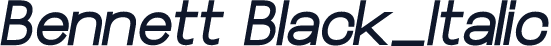 Bennett Black_Italic