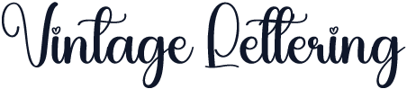 Vintage Lettering