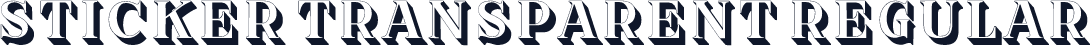 Sticker Transparent Regular