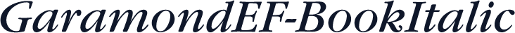 GaramondEF-BookItalic