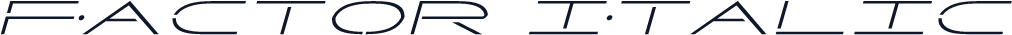 Factor Italic