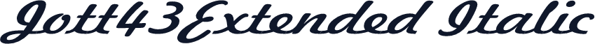 Jott43Extended Italic