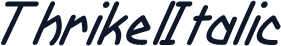 ThrikelItalic