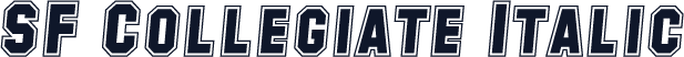 SF Collegiate Italic