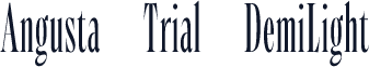 Angusta Trial DemiLight