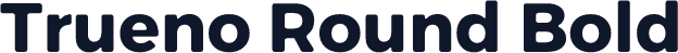 Trueno Round Bold