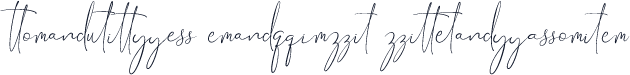 Grafity sample ligatures