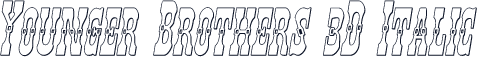 Younger Brothers 3D Italic
