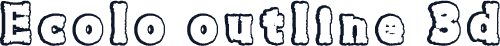 Ecolo outline 3d