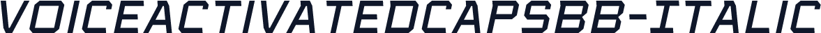 VoiceActivatedCapsBB-Italic