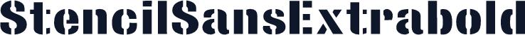 StencilSansExtrabold