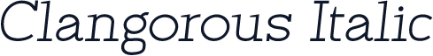 Clangorous Italic