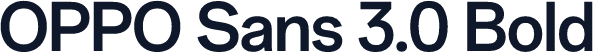 OPPO Sans 3.0 Bold