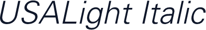 USALight Italic
