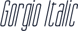 Gorgio Italic