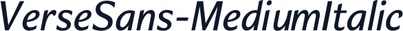 VerseSans-MediumItalic