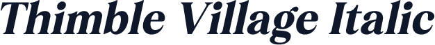 Thimble Village Italic