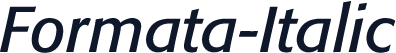 Formata-Italic