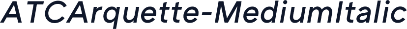 ATCArquette-MediumItalic
