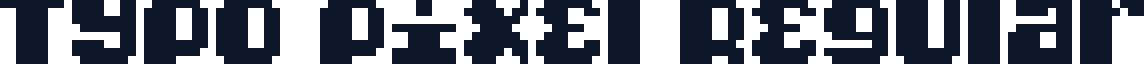Typo pixel Regular