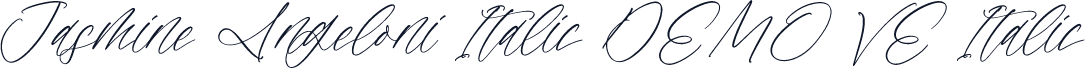 Jasmine Angeloni Italic DEMO VE Italic