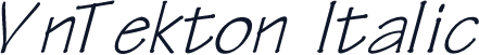 VnTekton Italic