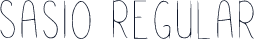 Sasio Regular