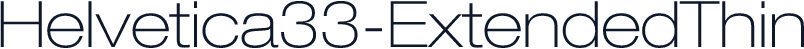 Helvetica33-ExtendedThin