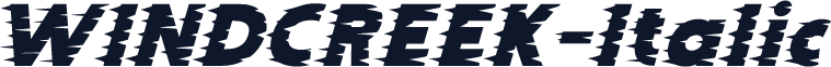 WINDCREEK-Italic