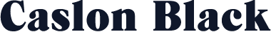 Caslon Black
