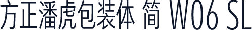 方正潘虎包装体 简 W06 SL