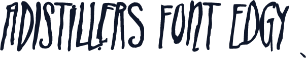 ADIstiLleRS Font Edgy