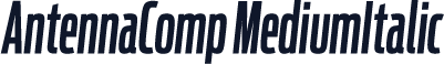 AntennaComp MediumItalic