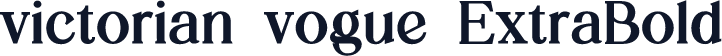victorian vogue ExtraBold