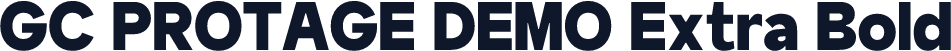 GC PROTAGE DEMO Extra Bold