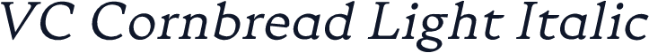 VC Cornbread Light Italic