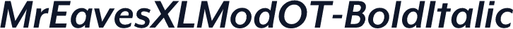 ☞MrEavesXLModOT-BoldItalic