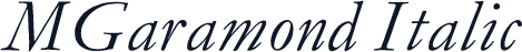 MGaramond Italic