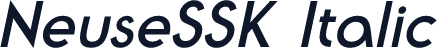 NeuseSSK Italic