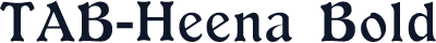 TAB-Heena Bold