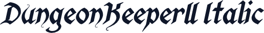 DungeonKeeperII Italic